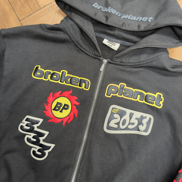 Broken Planet Performance Zip Up Hoodie - S