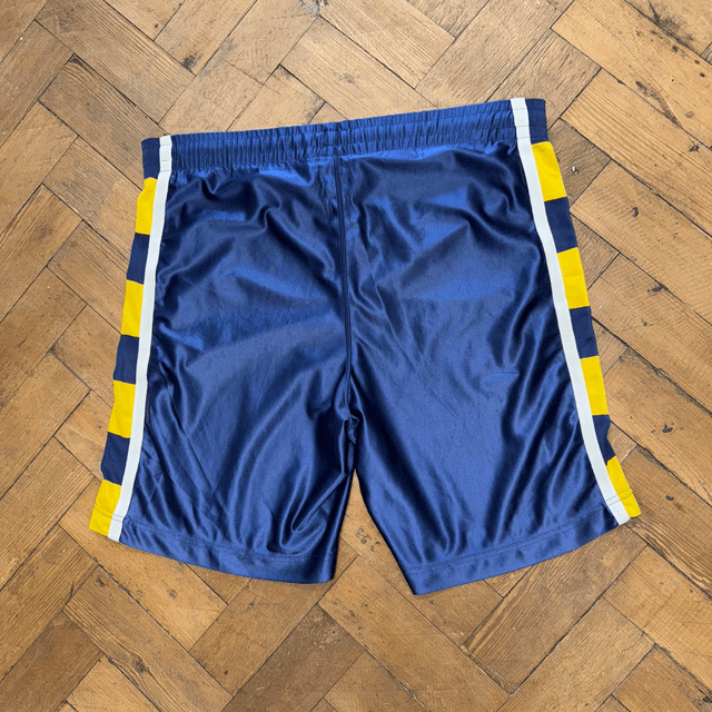 Nike Navy Shorts with Yellow Lining - S