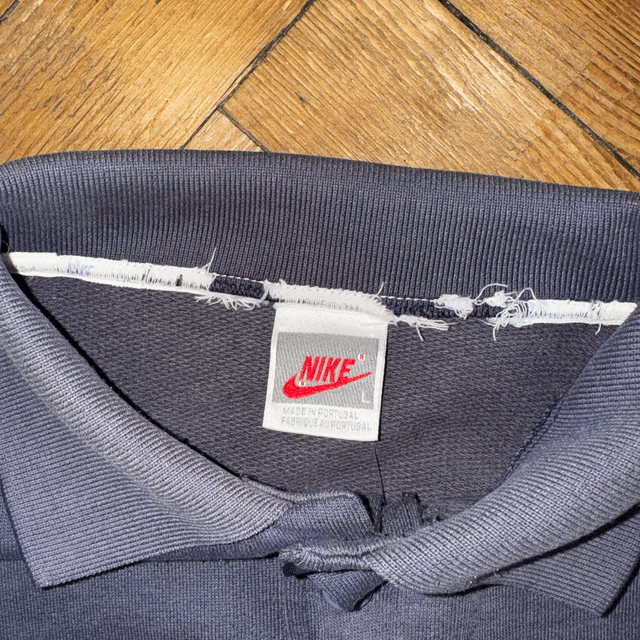 Vintage Nike Polo Jumper - L