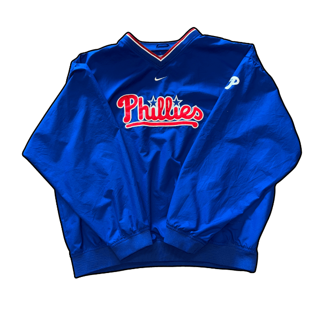 Vintage 2000's Nike Philadelphia Phillies Pullover Windbreaker - XL