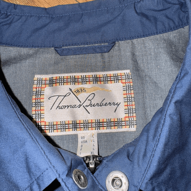 Vintage Thomas Burberry Zip-Up Jacket - L