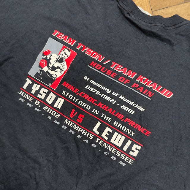 Vintage Tyson VS Lewis Tee - XXL