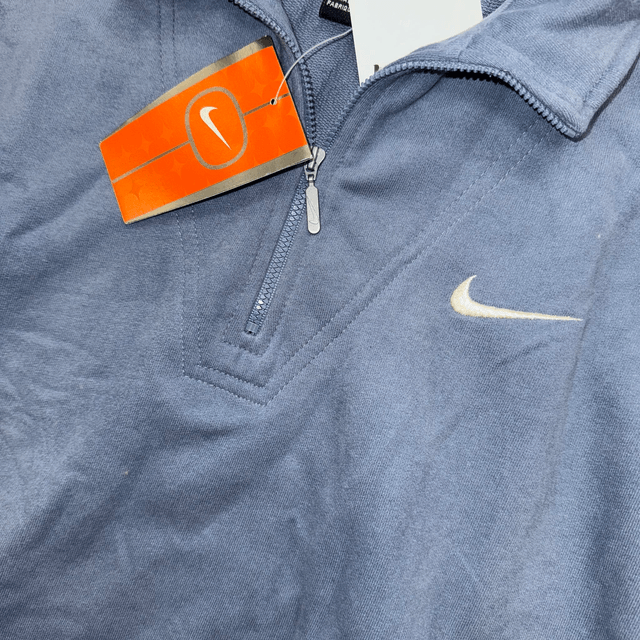 Vintage Nike Y2K Womans 1/4 Zip Jumper *NEW* - L