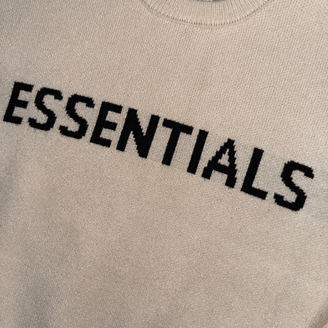 Essentials Spellout Knit Jumper - M