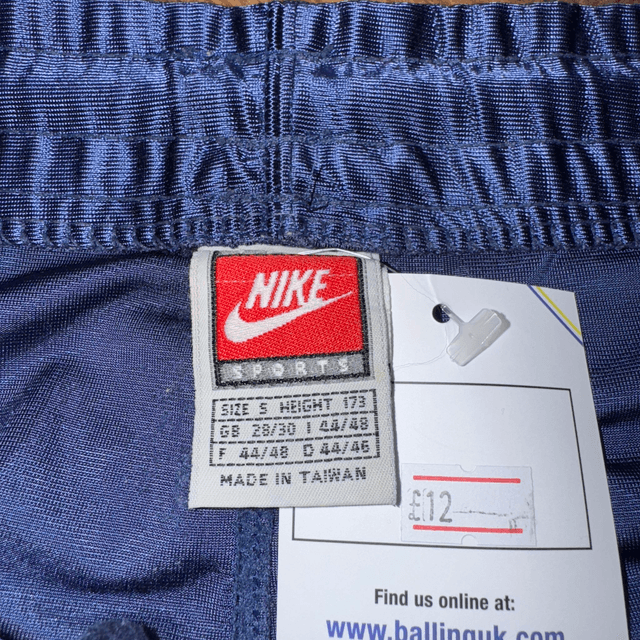 Nike Navy Shorts with Yellow Lining - S