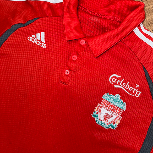 Liverpool Adidas Polo Shirt 2006-07 - L