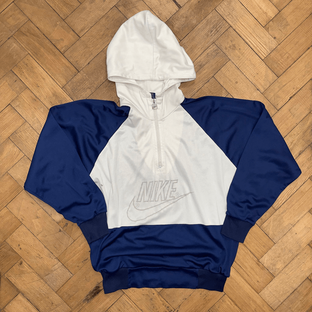 Vintage Nike 1/4 Zip Hoodie - S