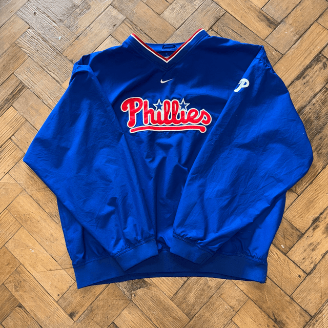 Vintage 2000's Nike Philadelphia Phillies Pullover Windbreaker - XL