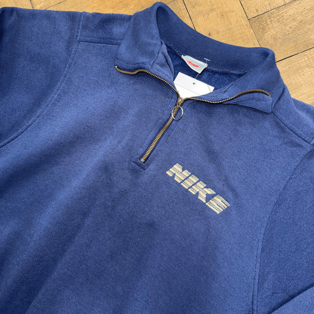 Vintage 1980's Nike 1/4 Zip - M
