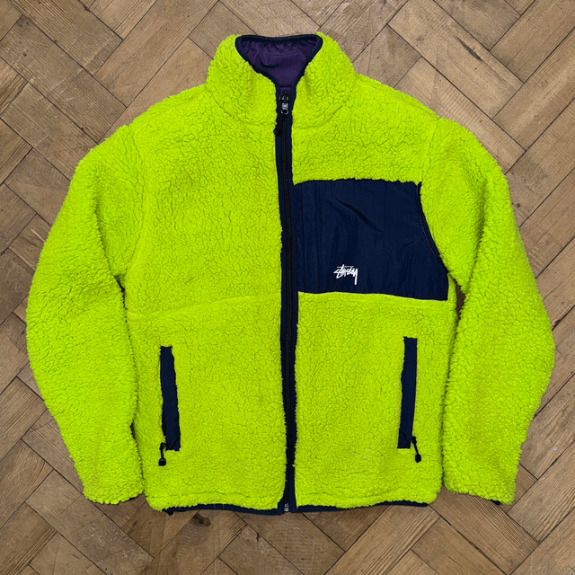 Stussy Reversible Fleece Jacket - S