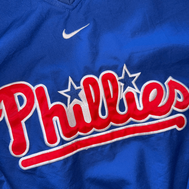Vintage 2000's Nike Philadelphia Phillies Pullover Windbreaker - XL