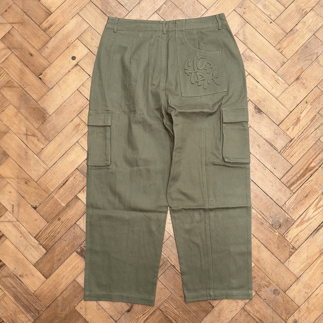 Mertra Khaki Cargo Trousers - W34/L29