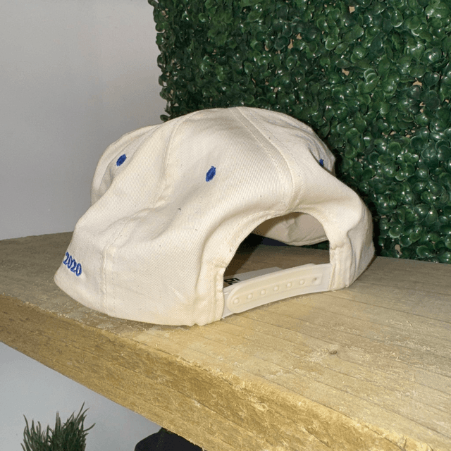 Clints Cap Blue and Cream - Adjustable/OS