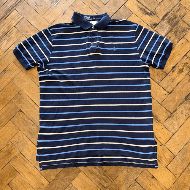 Ralph Lauren Striped Polo Shirt - XL