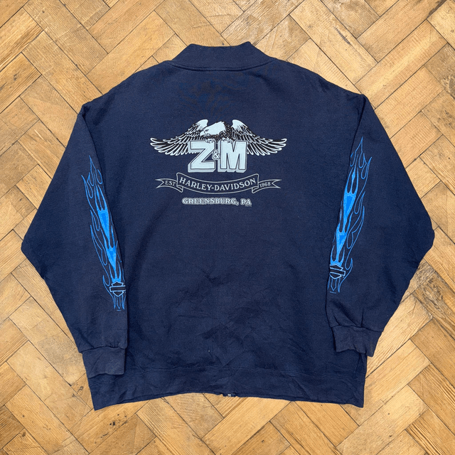 Harley Davidson Vintage Zip Up - XL