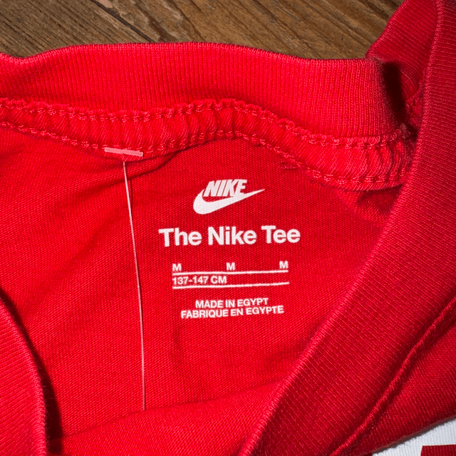 Kids Red Nike T-Shirt - M
