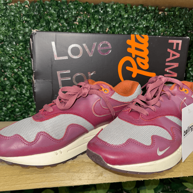 Patta x Nike Air Max 1 Night Maroon - UK 8