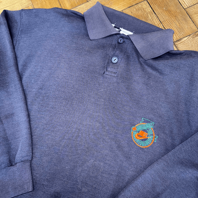 Vintage Nike Polo Jumper - L