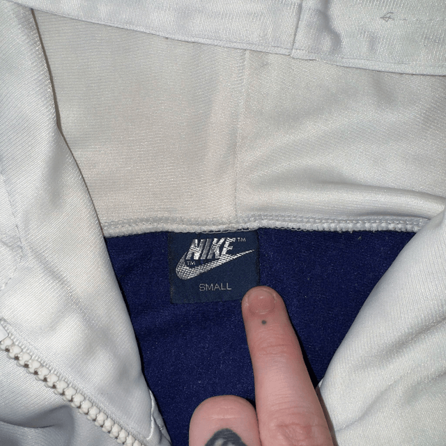 Vintage Nike 1/4 Zip Hoodie - S
