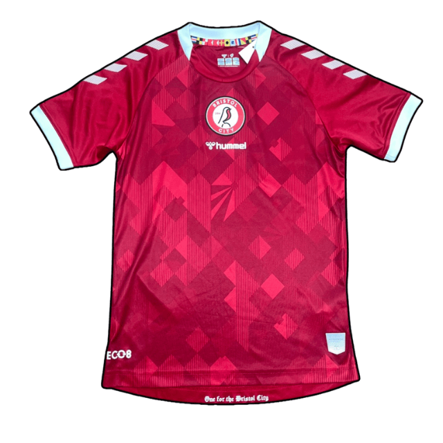 Bristol City 2021-22 Home Kids Jersey - 12Y