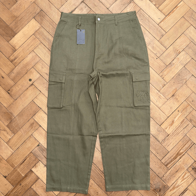 Mertra Khaki Cargo Trousers - W34/L29