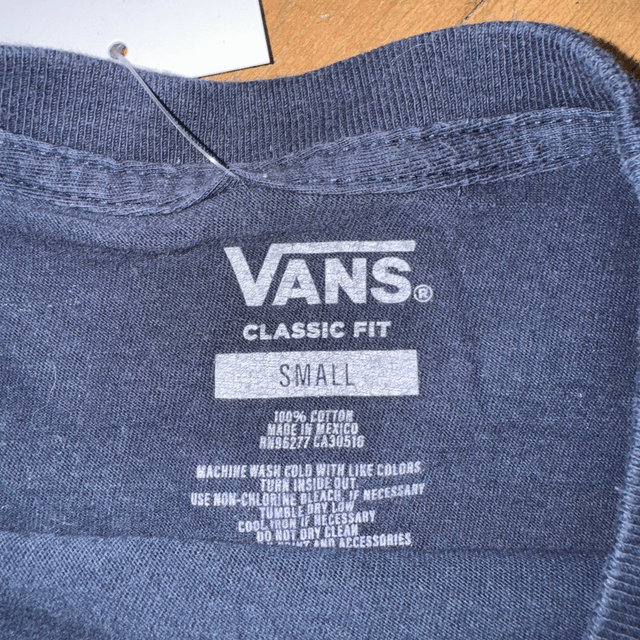 Vans Long Sleeve Graphic Tee Navy - S