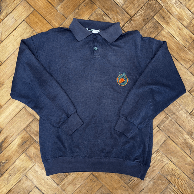 Vintage Nike Polo Jumper - L