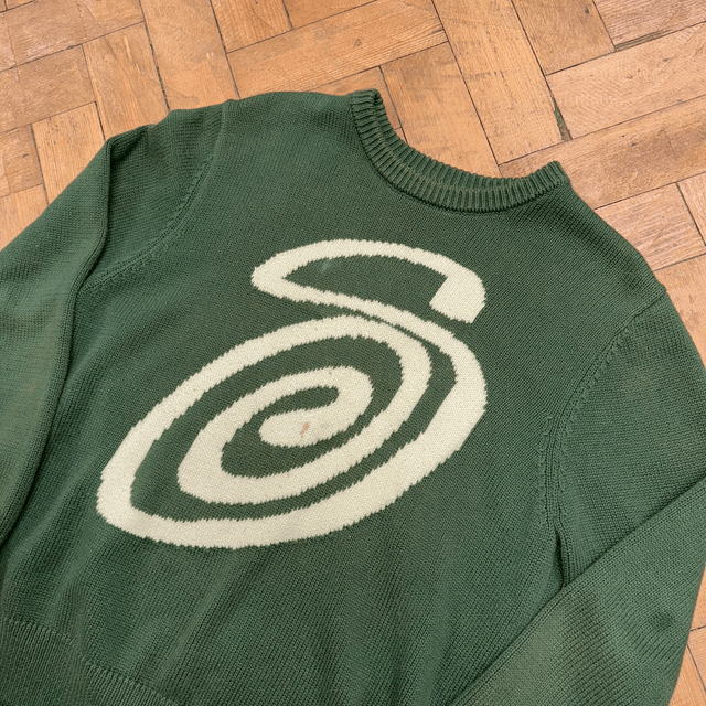 Stussy Graphic Knit Jumper - M