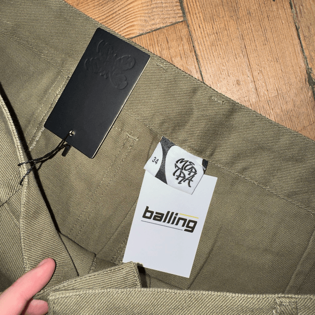 Mertra Khaki Cargo Trousers - W34/L29