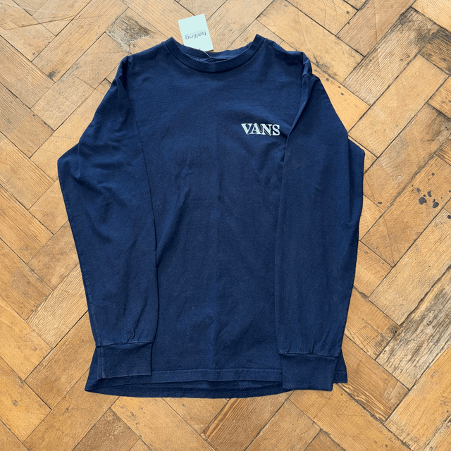 Vans Long Sleeve Graphic Tee Navy - S