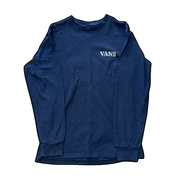 Vans Long Sleeve Graphic Tee Navy - S