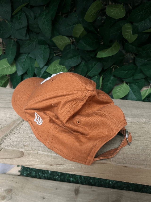 Orange Yankees Cap