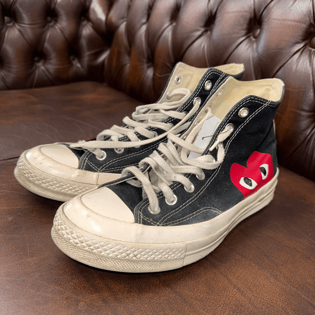 Commes des Garçons X Converse High Tops - UK 9
