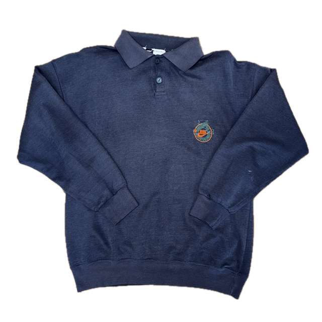 Vintage Nike Polo Jumper - L