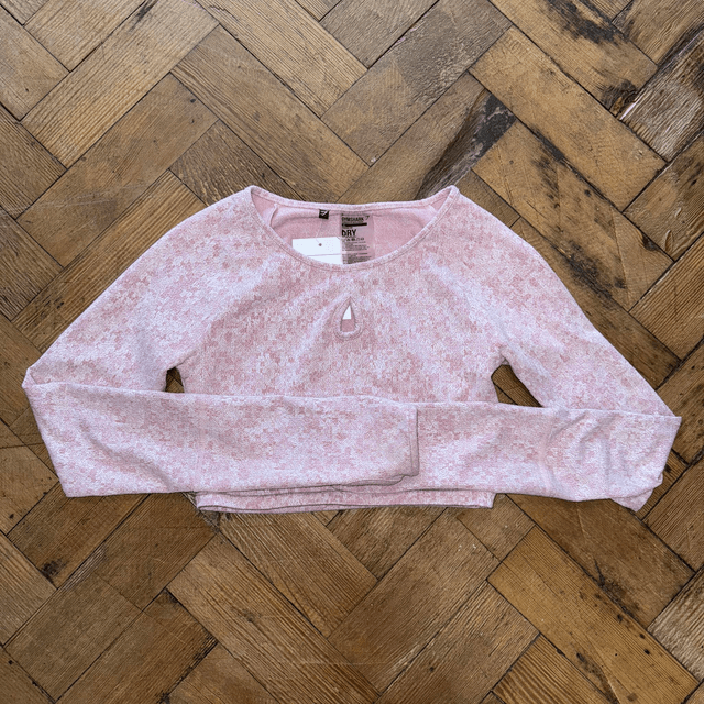 Gym Shark Long Sleeved Cropped Top - XS