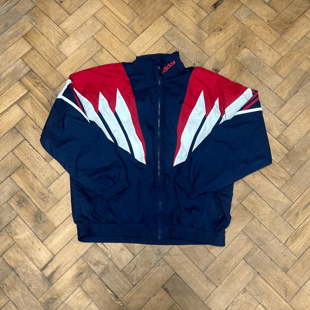 Vintage Adidas windbreaker fits uk XL