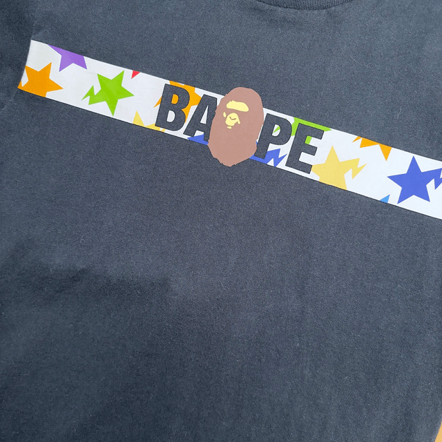 Bape Stripe Tee - M