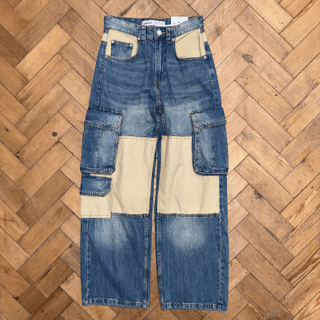 Bershka Patch Jeans *NEW* - W28/L28