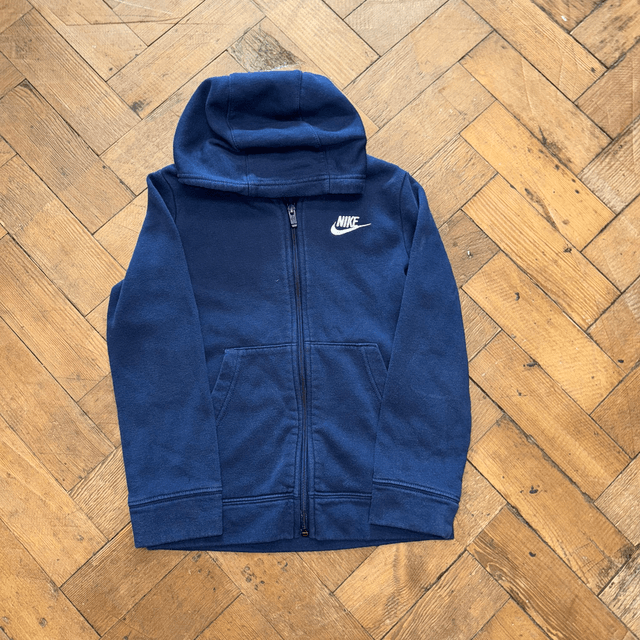 Kids Nike Zip-Up Hoodie Navy - XS