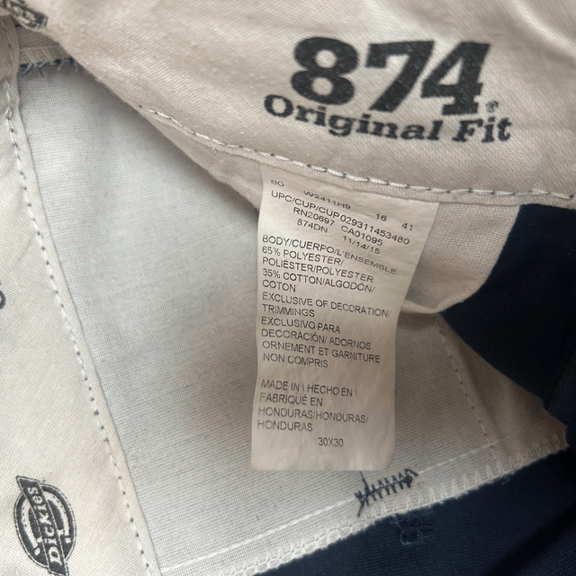 Dickies Navy Trousers - W30/L30