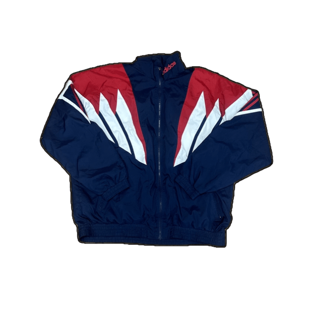 Vintage Adidas windbreaker fits uk XL