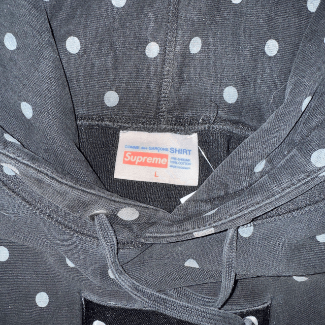 Supreme X Comme Des Garçons Hoodie 2012 - L