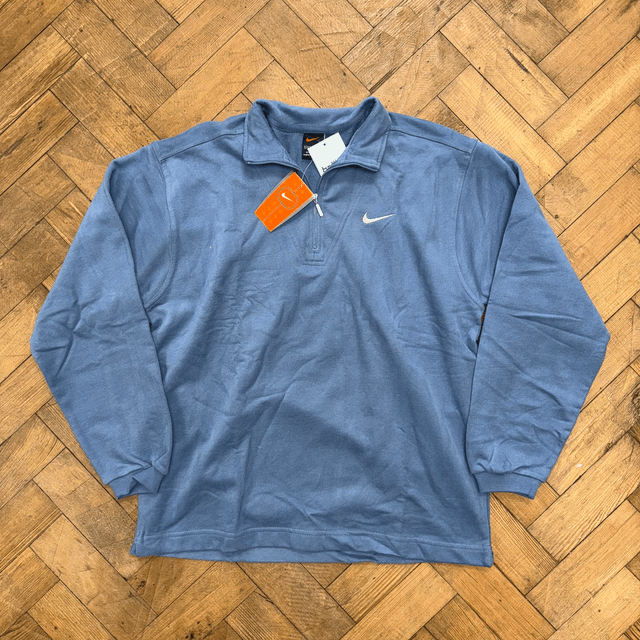 Vintage Nike Y2K Womans 1/4 Zip Jumper *NEW* - L