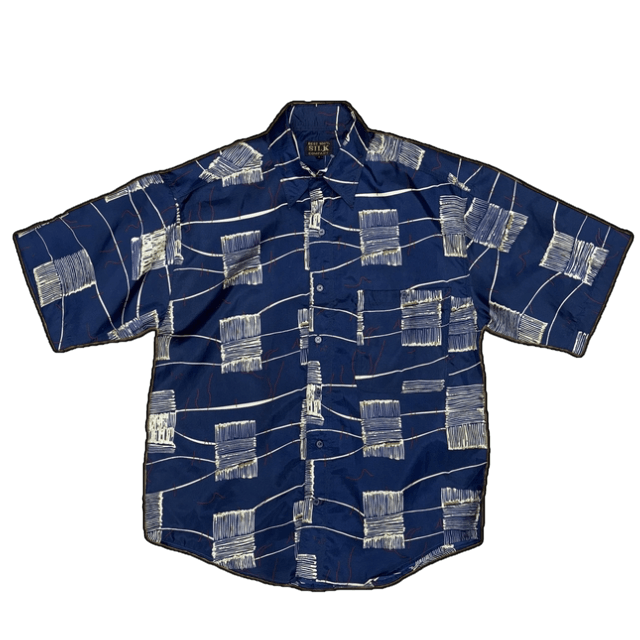 Silk Company Pattern Shirt - S