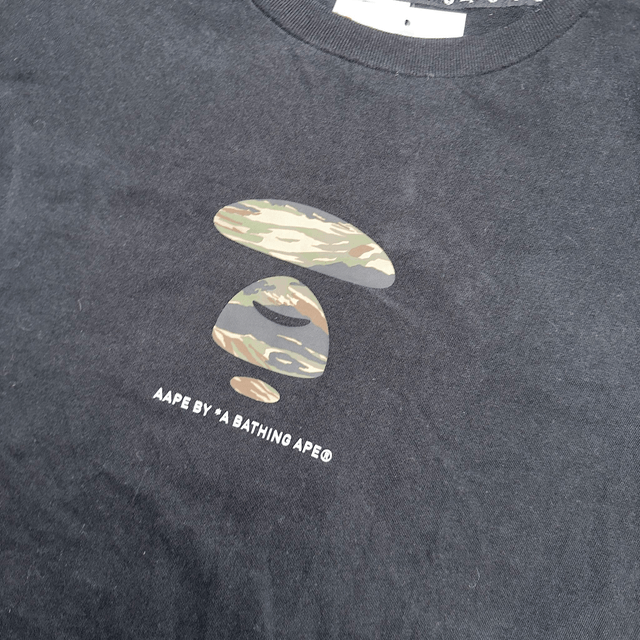 Bape Camo Spellout Tee - XL