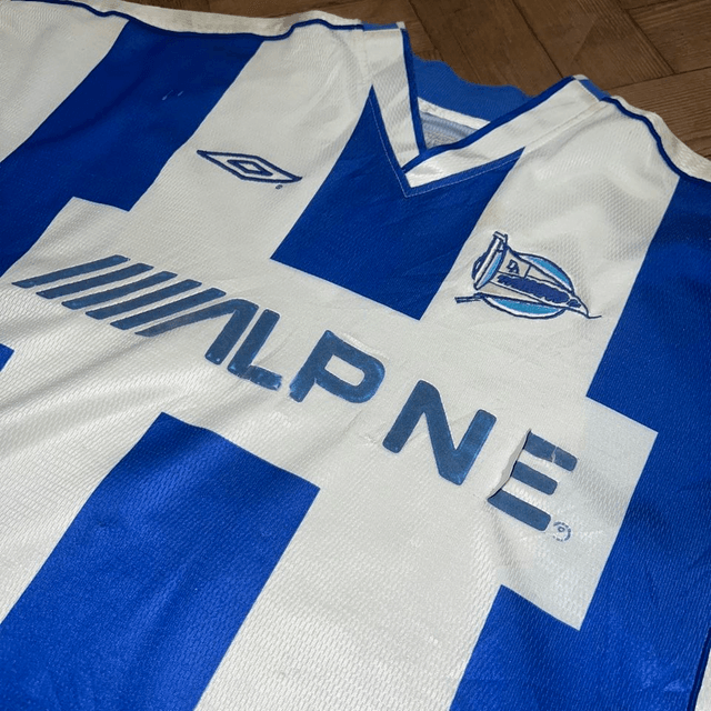 Deportivo Alaves  2001-02 Home Jersey - L
