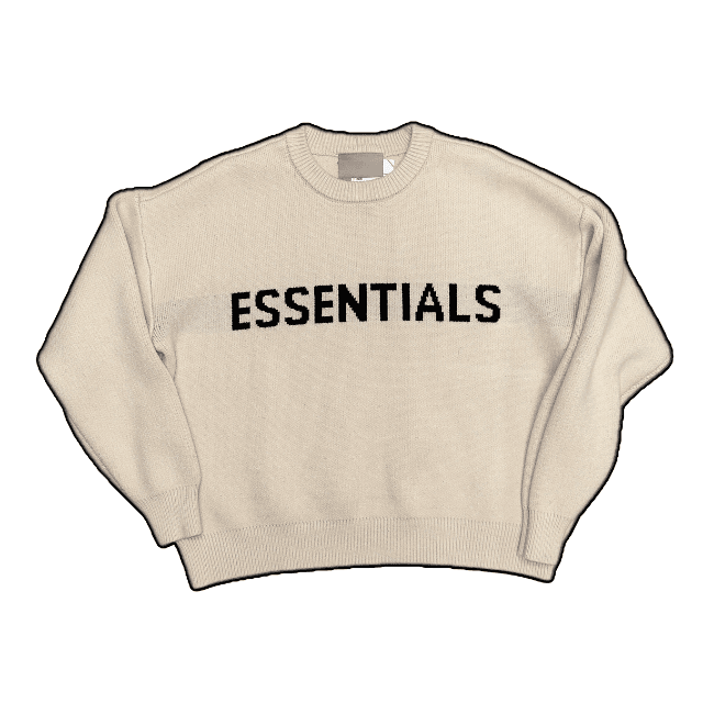 Essentials Spellout Knit Jumper - M