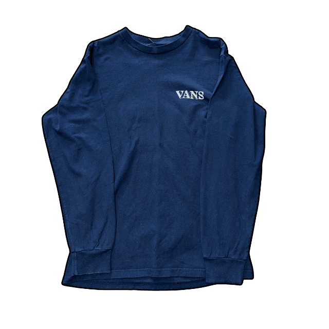 Vans Long Sleeve Graphic Tee Navy - S