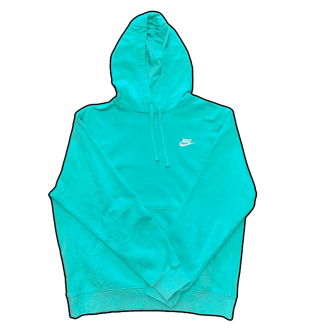 Nike Club Hoodie Turquoise - M