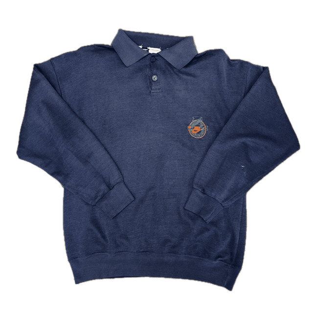 Vintage Nike Polo Jumper - L